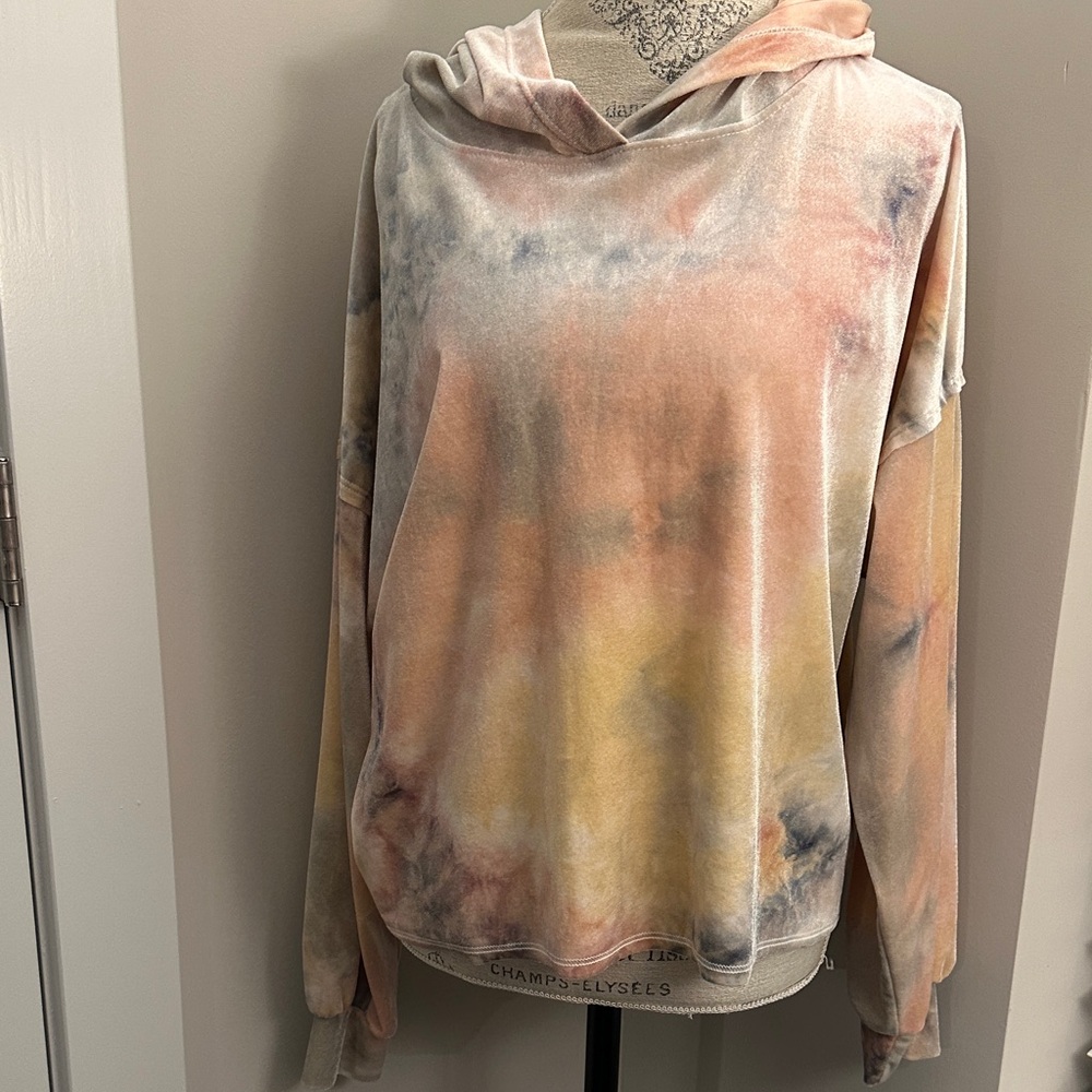 Vintage Havana Multicolor Tie-Dye Hoodie